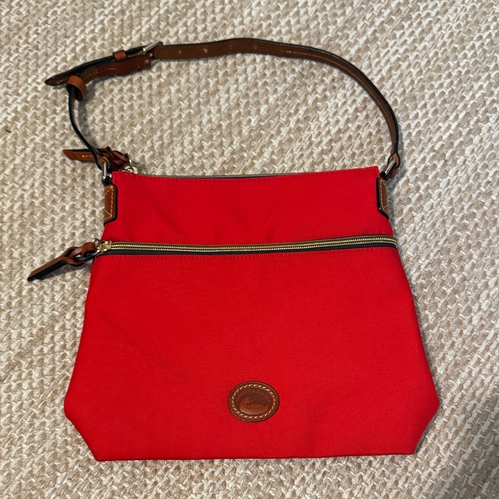 Dooney & Bourke Red Nylon Shoulder Bag